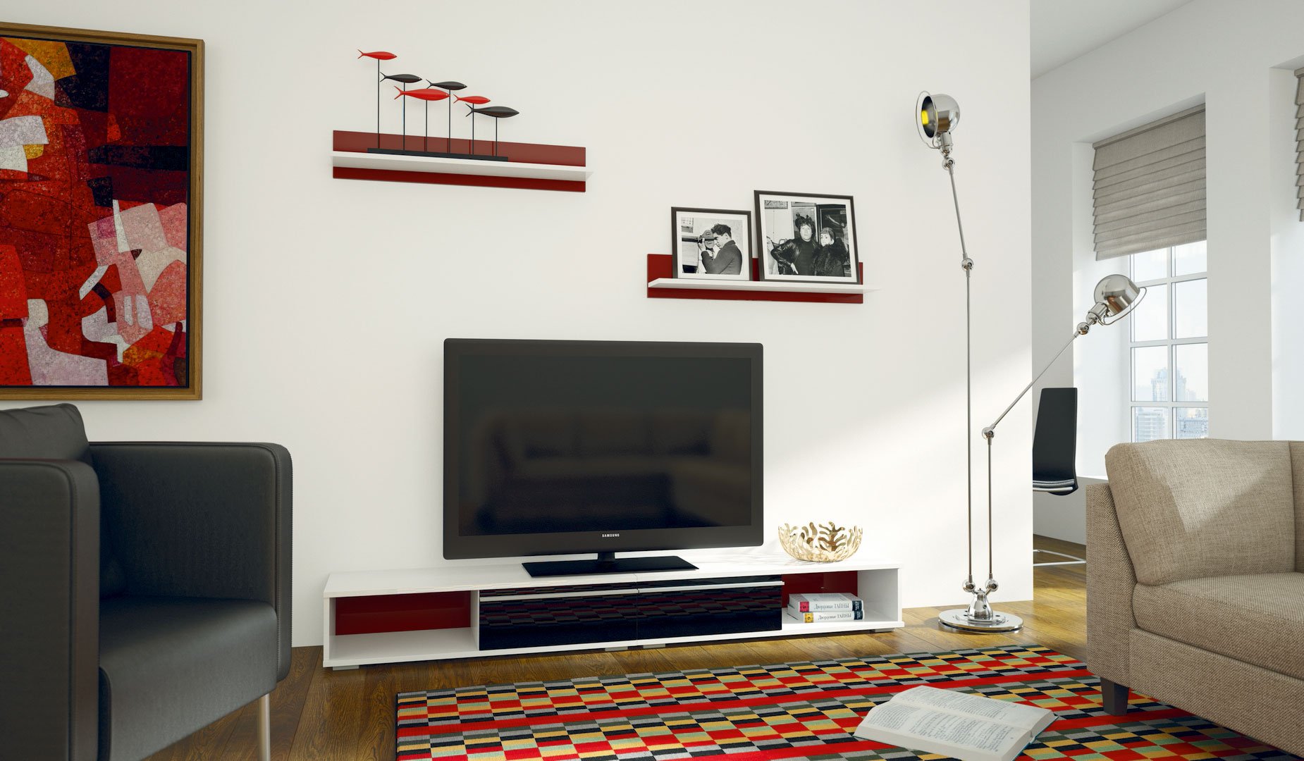 Мебель для Гостиная Бланш39 - Rioka MEBEL